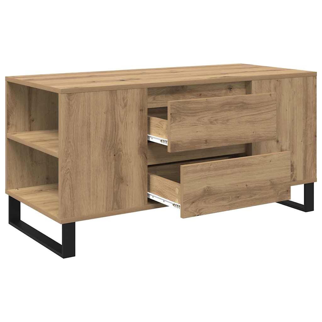 Couchtisch Artisan-Eiche 102 x 44,5 x 50 cm Holzwerkstoff