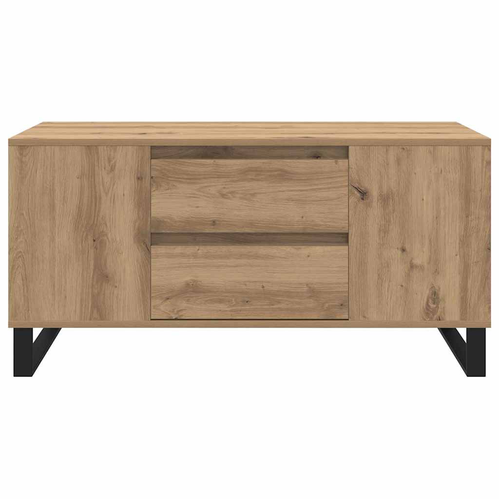 Couchtisch Artisan-Eiche 102 x 44,5 x 50 cm Holzwerkstoff