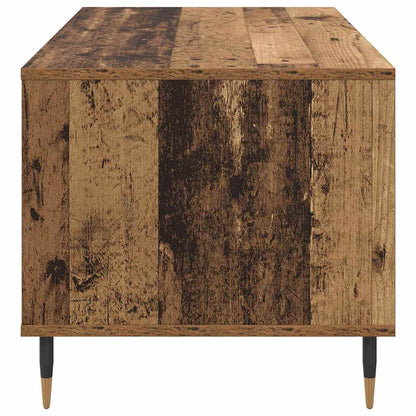 vidaXL Couchtisch mit Schubladen Altholz 90 x 49 x 45 cm Holzwerkstoff