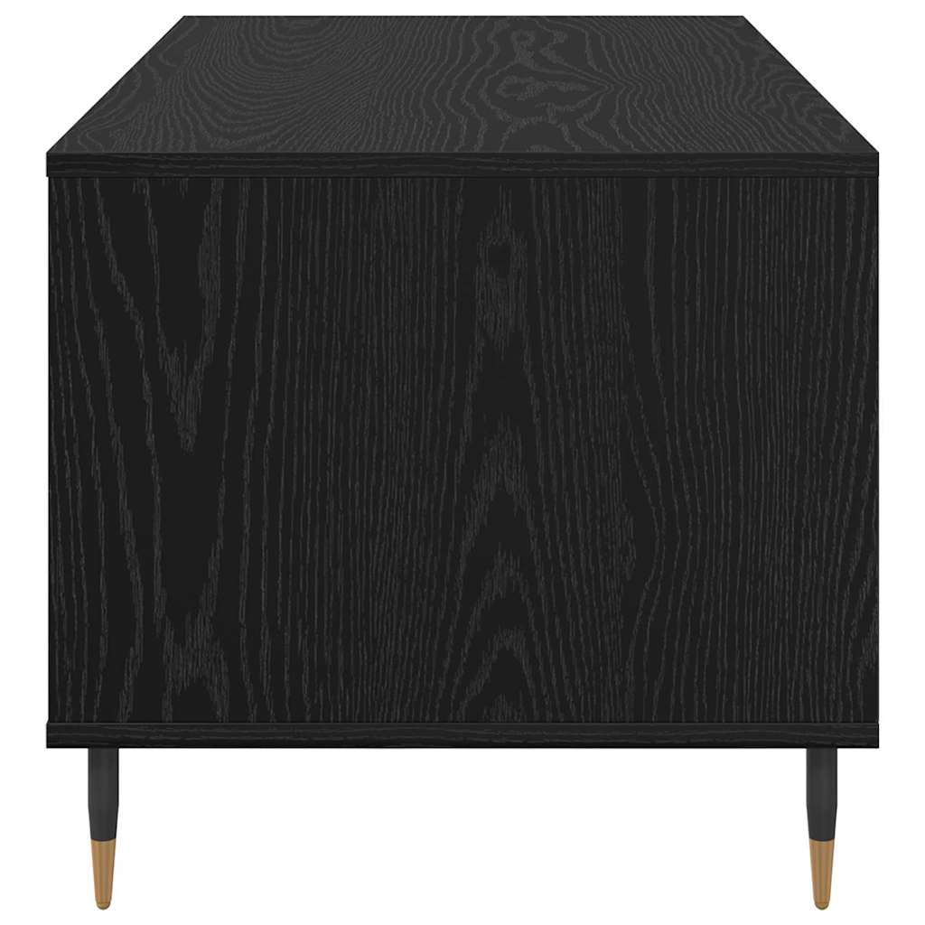 Couchtisch Schwarz Eichen-Optik 90 x 49 x 45 cm Holzwerkstoff