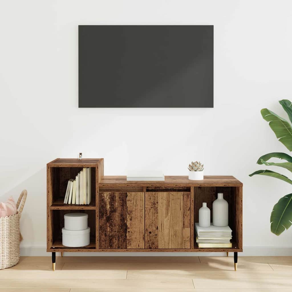 vidaXL TV-Schränk Altholz 100 x 35 x 55 cm Holzwerkstoff