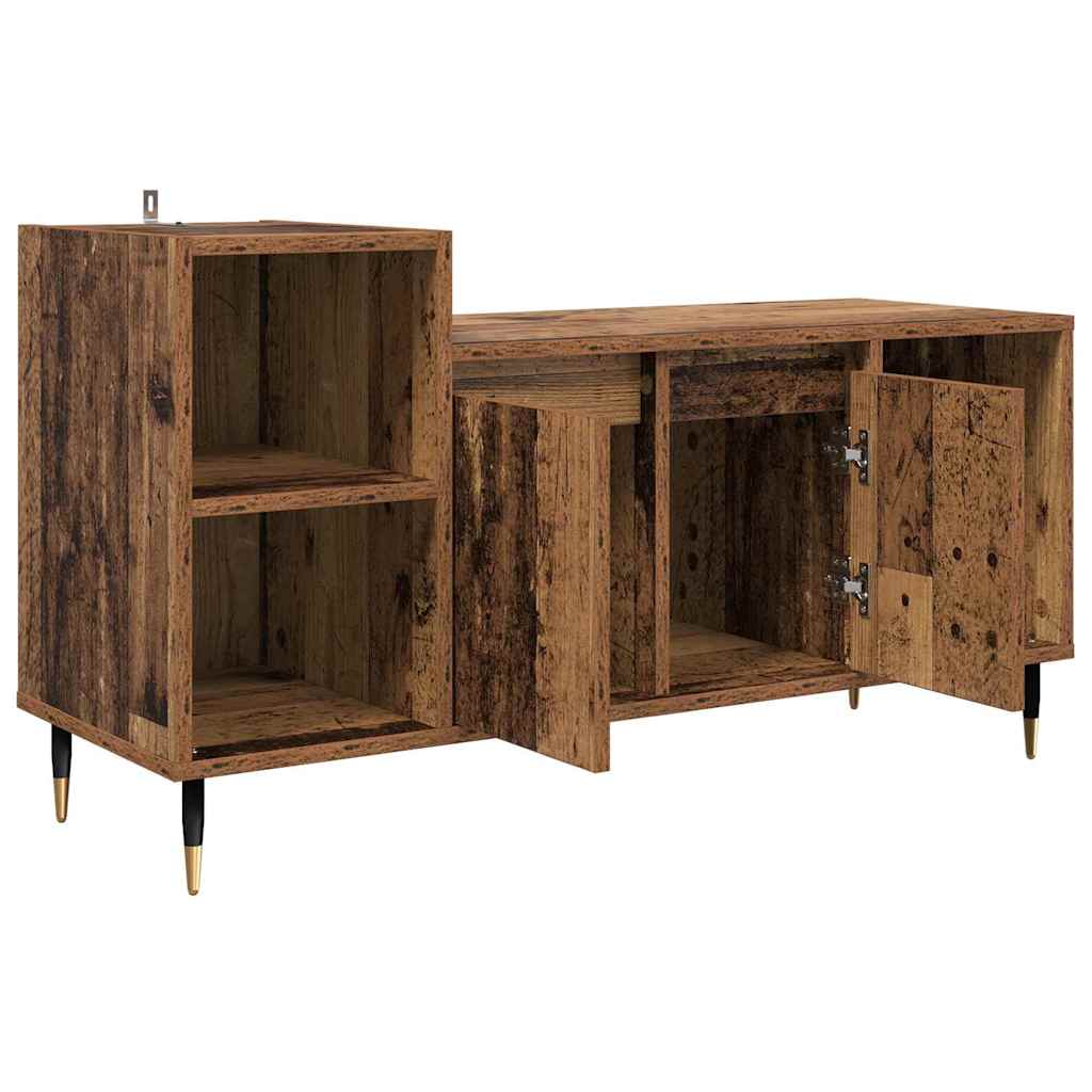 vidaXL TV-Schränk Altholz 100 x 35 x 55 cm Holzwerkstoff