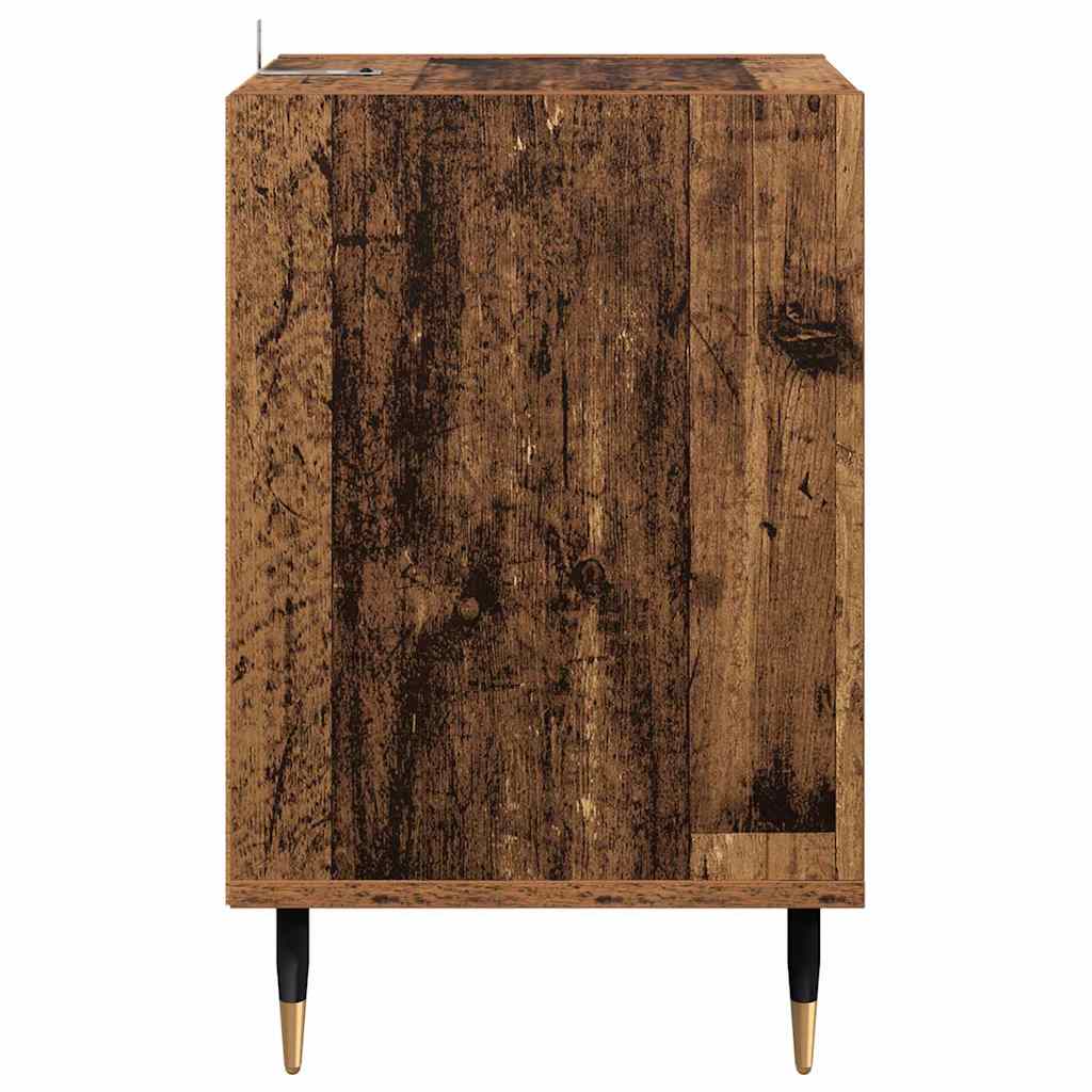vidaXL TV-Schränk Altholz 100 x 35 x 55 cm Holzwerkstoff