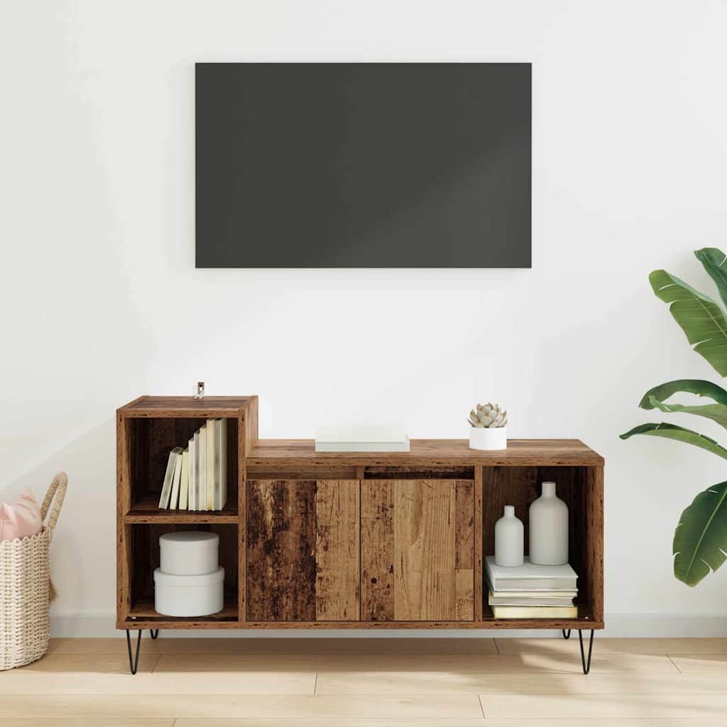 vidaXL TV-Schränk Altholz 100 x 35 x 55 cm Holzwerkstoff