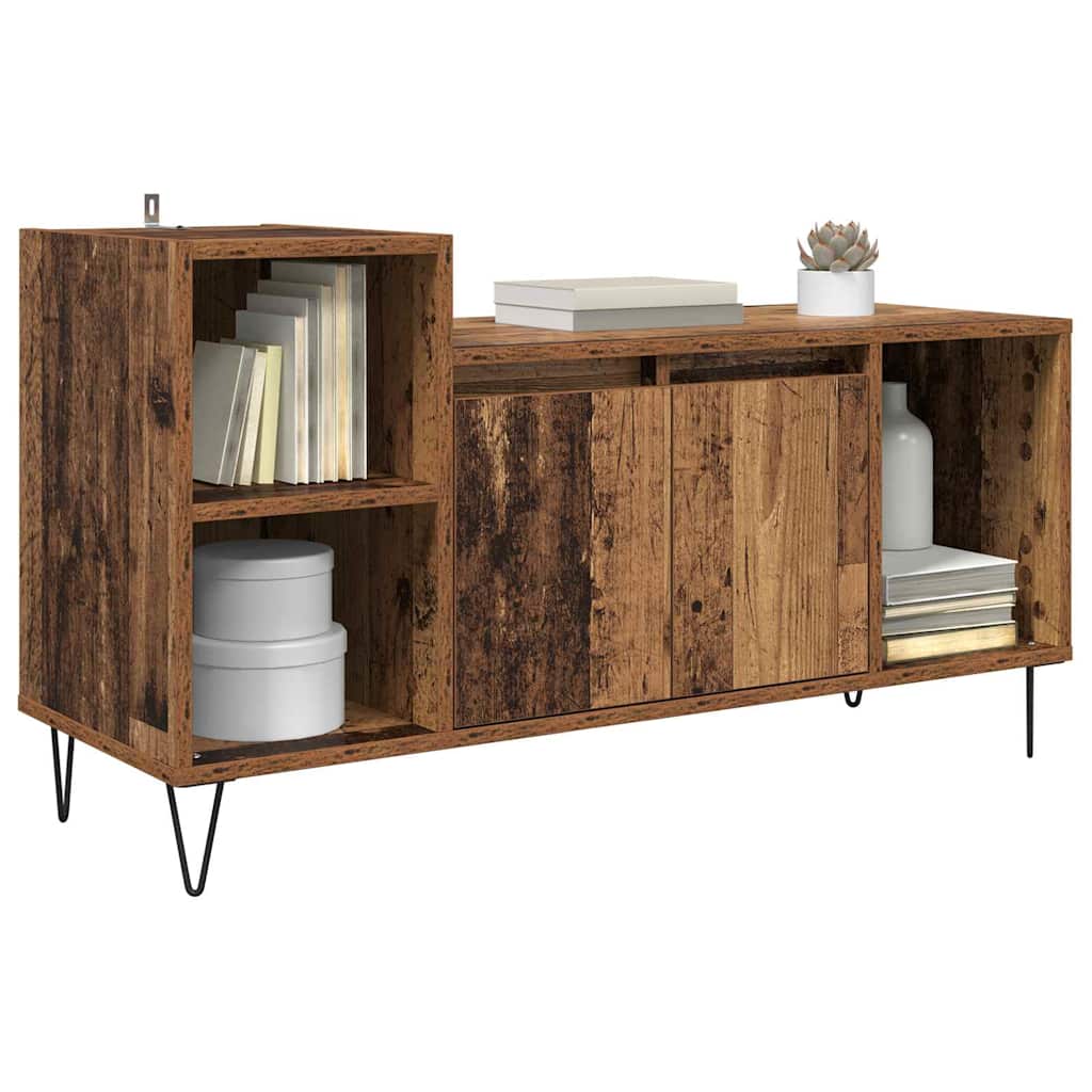 vidaXL TV-Schränk Altholz 100 x 35 x 55 cm Holzwerkstoff