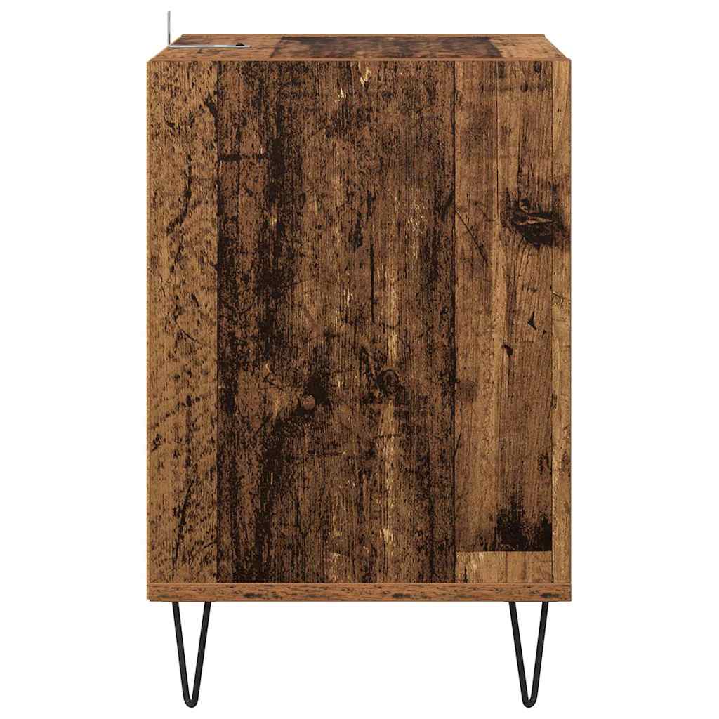vidaXL TV-Schränk Altholz 100 x 35 x 55 cm Holzwerkstoff