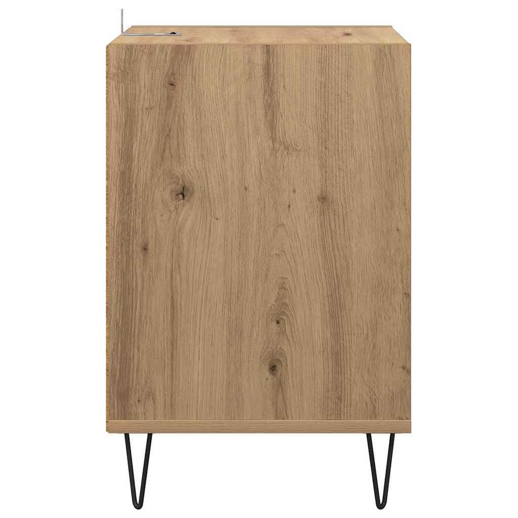 vidaXL TV-Schränk Artisan-Eiche 100 x 35 x 55 cm Holzwerkstoff
