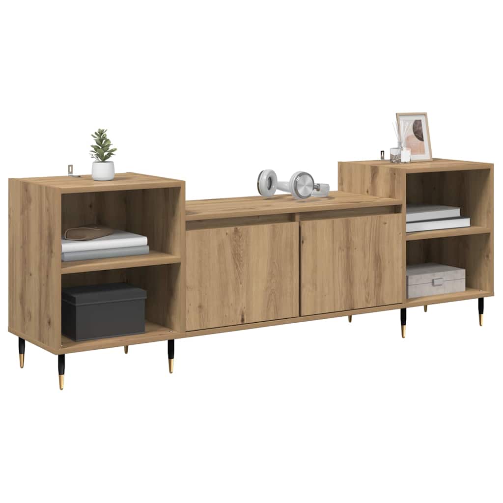 vidaXL TV-Schränk Artisan-Eiche 160 x 35 x 55 cm Holzwerkstoff