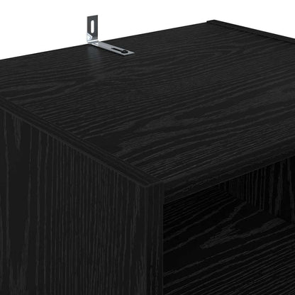 vidaXL TV-Schränk Schwarz Eichen-Optik 160 x 35 x 55 cm Holzwerkstoff