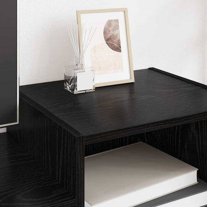 vidaXL TV-Schränk Schwarz Eichen-Optik 160 x 35 x 55 cm Holzwerkstoff