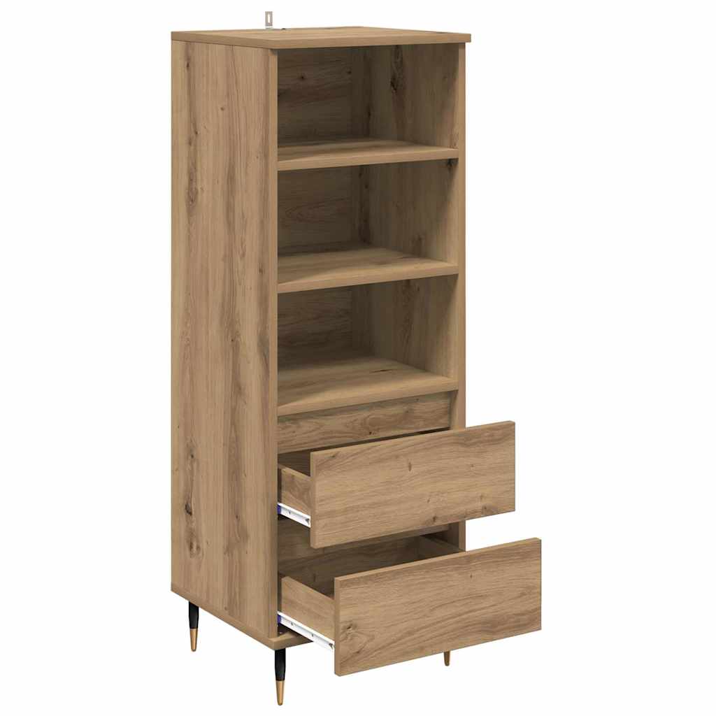 vidaXL Highboard Artisan-Eiche 40 x 36 x 110 cm Holzwerkstoff