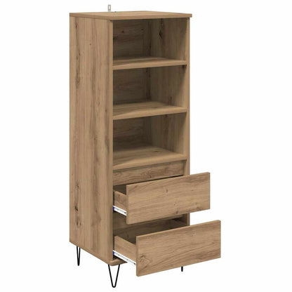 vidaXL Highboard Artisan-Eiche 40 x 36 x 110 cm Holzwerkstoff