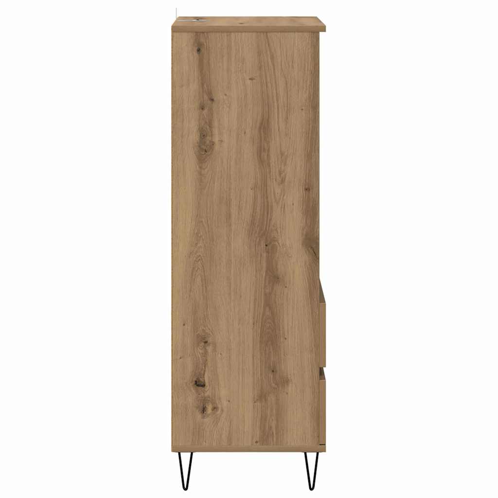 vidaXL Highboard Artisan-Eiche 40 x 36 x 110 cm Holzwerkstoff