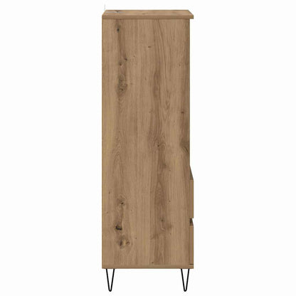 vidaXL Highboard Artisan-Eiche 40 x 36 x 110 cm Holzwerkstoff