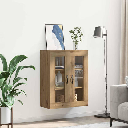 vidaXL Wandschrank Artisan-Eiche 69,5 x 34 x 90 cm