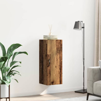 vidaXL Wandschrank Altholz 34,5 x 34 x 90 cm Holzwerkstoff