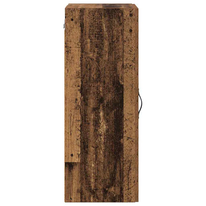 vidaXL Wandschrank Altholz 34,5 x 34 x 90 cm Holzwerkstoff