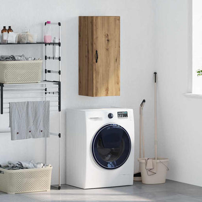 vidaXL Wandschrank Artisan-Eiche 34,5 x 34 x 90 cm Holzwerkstoff
