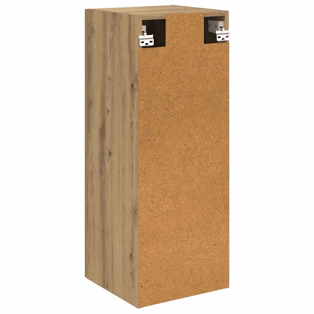 vidaXL Wandschrank Artisan-Eiche 34,5 x 34 x 90 cm Holzwerkstoff
