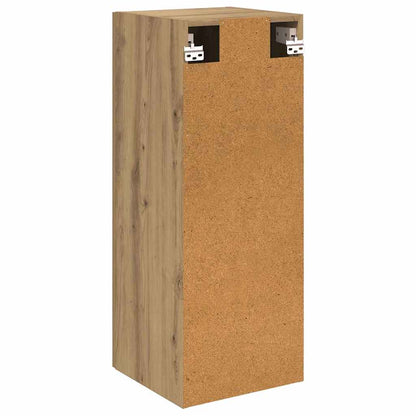 vidaXL Wandschrank Artisan-Eiche 34,5 x 34 x 90 cm Holzwerkstoff