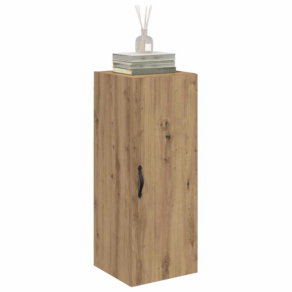 vidaXL Wandschrank Artisan-Eiche 34,5 x 34 x 90 cm Holzwerkstoff