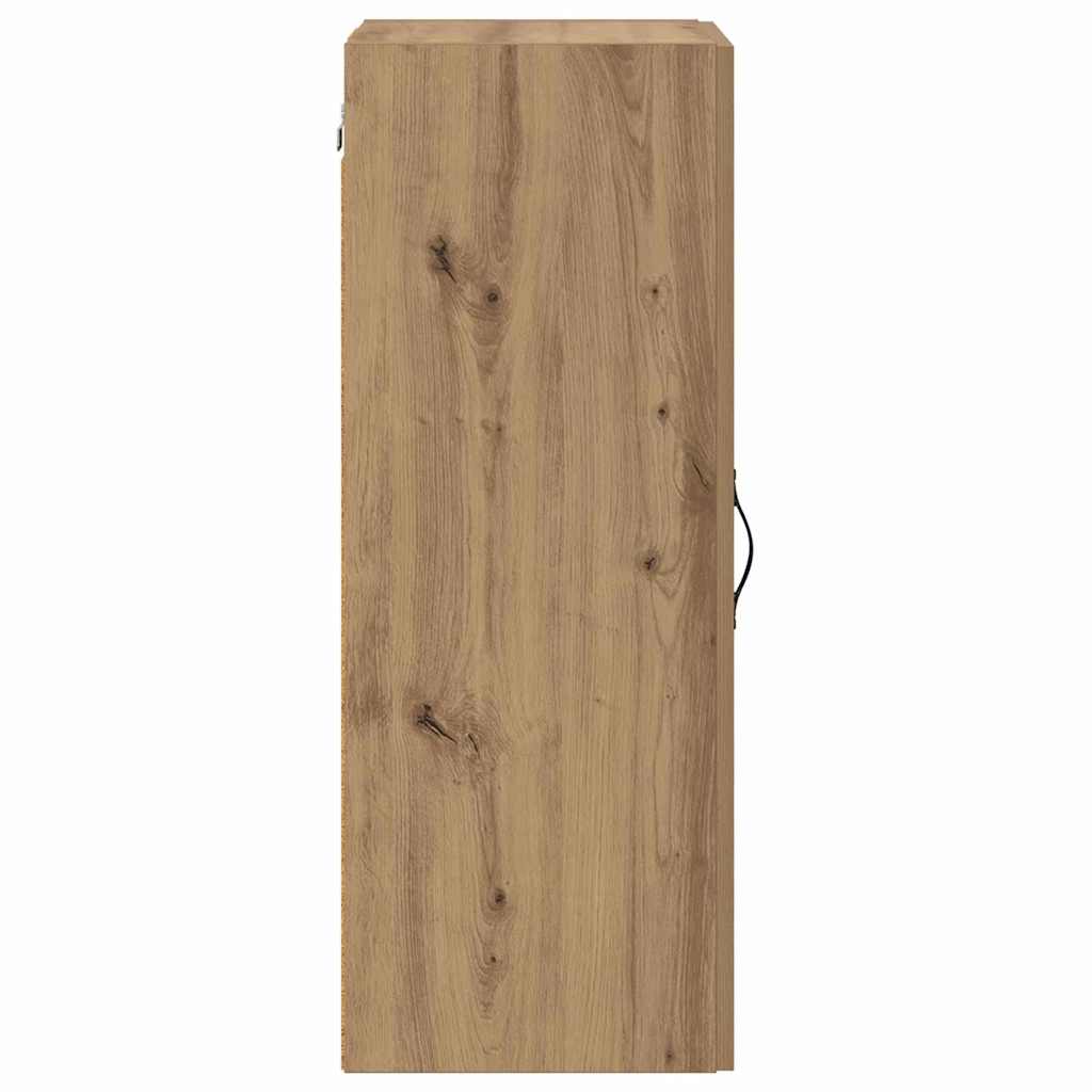 vidaXL Wandschrank Artisan-Eiche 34,5 x 34 x 90 cm Holzwerkstoff
