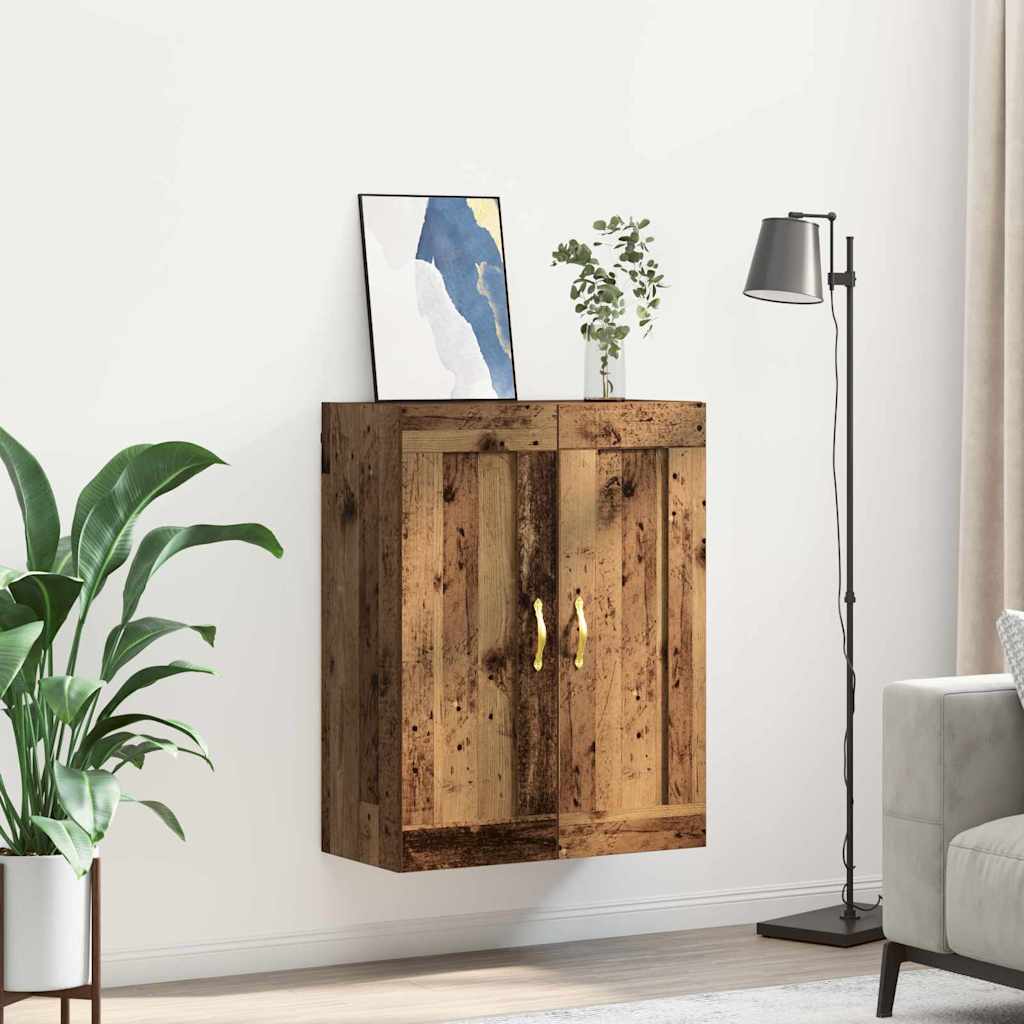 vidaXL Wandschrank Altholz 69,5 x 34 x 90 cm Holzwerkstoff