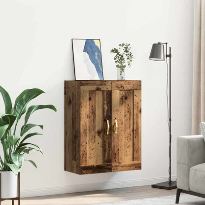 vidaXL Wandschrank Altholz 69,5 x 34 x 90 cm Holzwerkstoff
