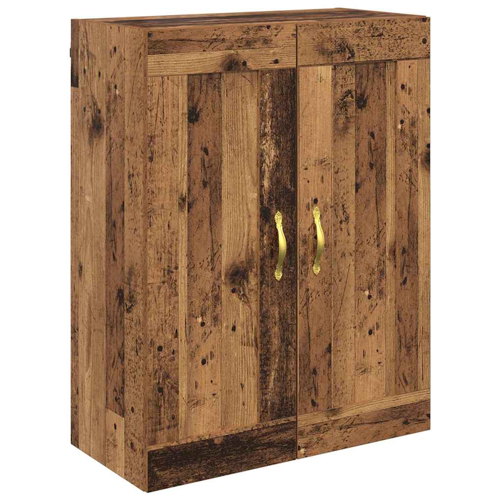 vidaXL Wandschrank Altholz 69,5 x 34 x 90 cm Holzwerkstoff