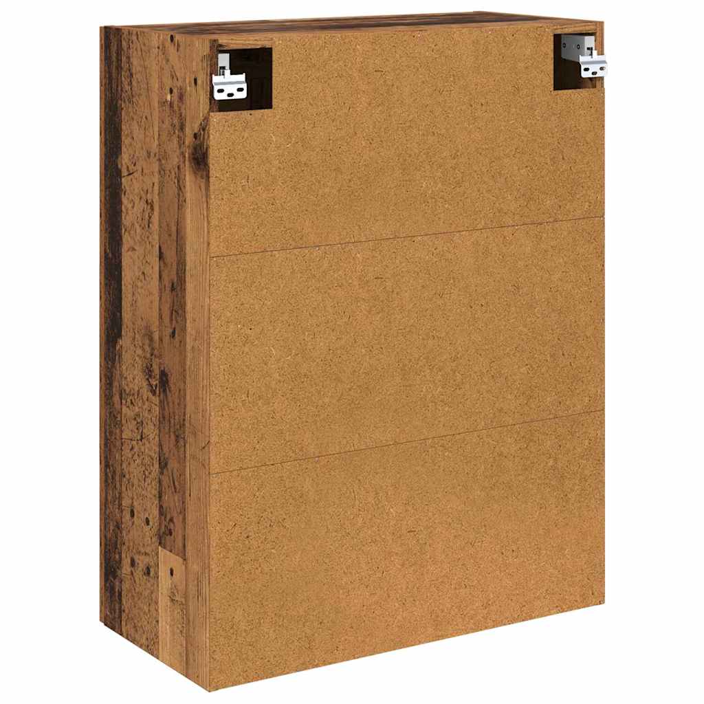 vidaXL Wandschrank Altholz 69,5 x 34 x 90 cm Holzwerkstoff