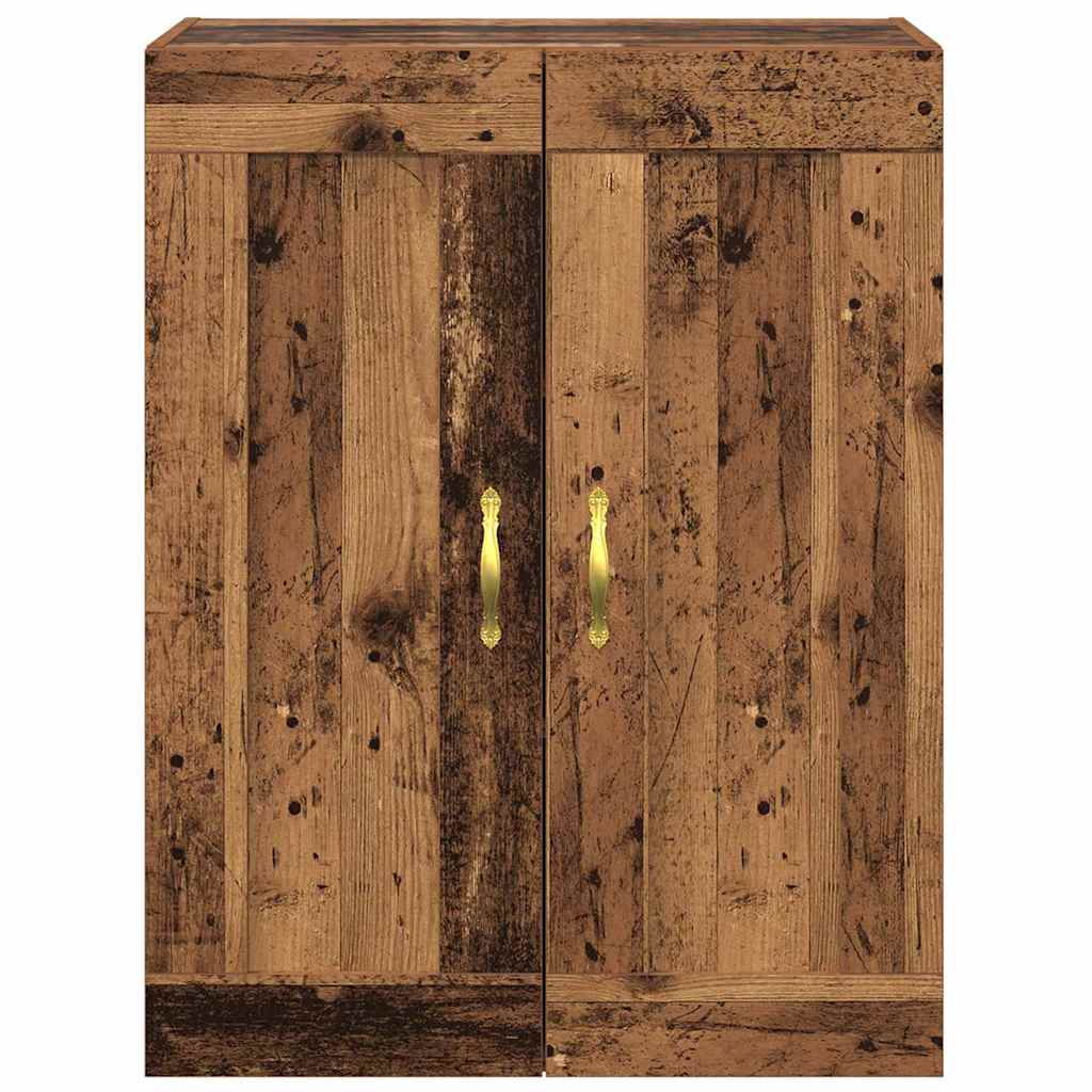 vidaXL Wandschrank Altholz 69,5 x 34 x 90 cm Holzwerkstoff