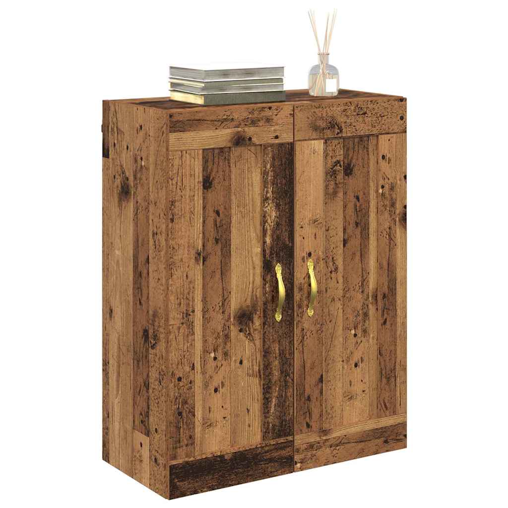 vidaXL Wandschrank Altholz 69,5 x 34 x 90 cm Holzwerkstoff
