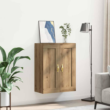 vidaXL Wandschrank Artisan-Eiche 69,5 x 34 x 90 cm Holzwerkstoff