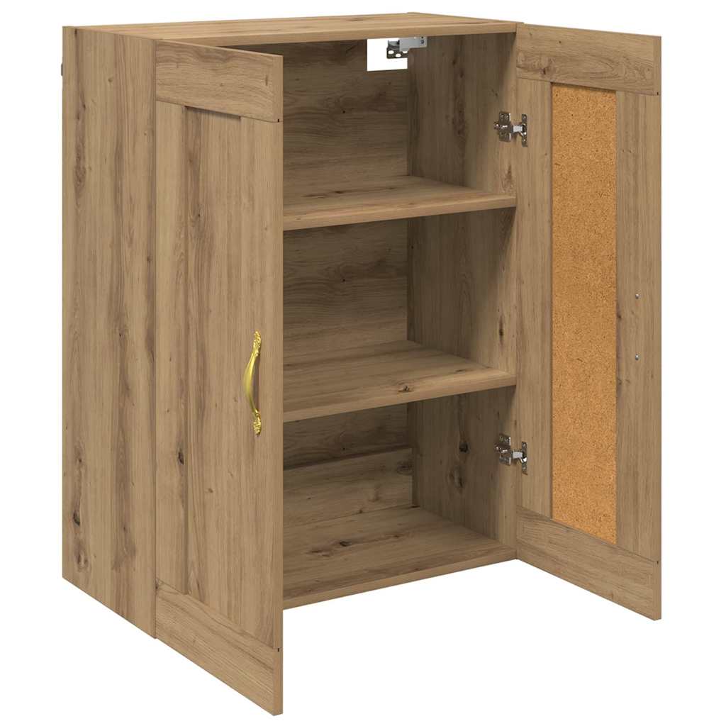 vidaXL Wandschrank Artisan-Eiche 69,5 x 34 x 90 cm Holzwerkstoff