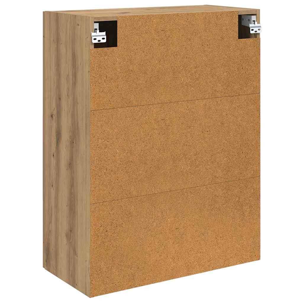 vidaXL Wandschrank Artisan-Eiche 69,5 x 34 x 90 cm Holzwerkstoff