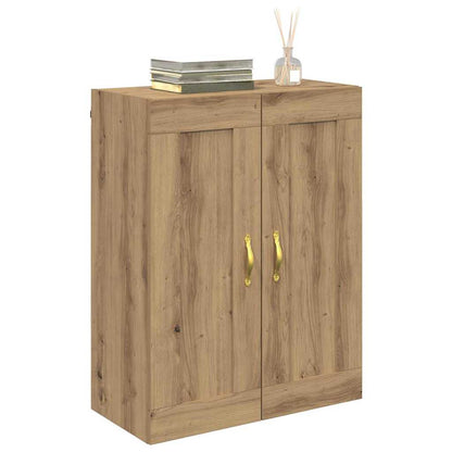 vidaXL Wandschrank Artisan-Eiche 69,5 x 34 x 90 cm Holzwerkstoff