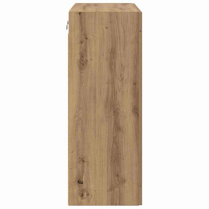 vidaXL Wandschrank Artisan-Eiche 69,5 x 34 x 90 cm Holzwerkstoff