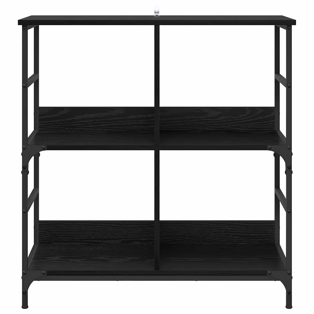 Regal Schwarz Eichen-Optik 78,5 x 33 x 82 cm Holzwerkstoff