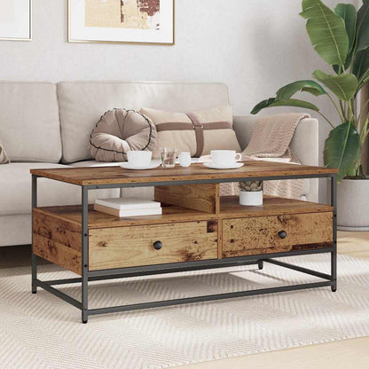 vidaXL Couchtisch Altholz 100 x 51 x 45 cm Holzwerkstoff