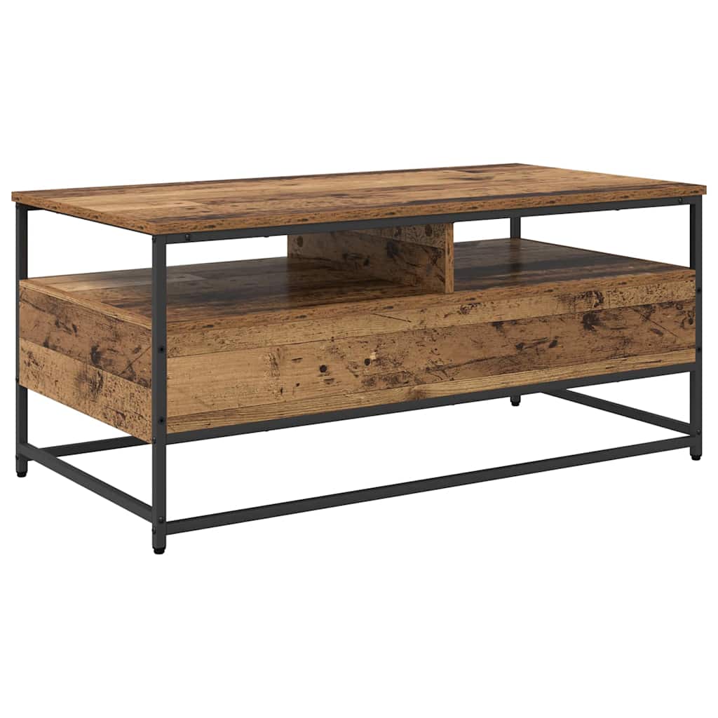 vidaXL Couchtisch Altholz 100 x 51 x 45 cm Holzwerkstoff