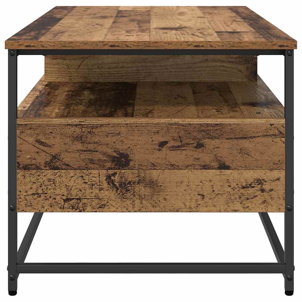 vidaXL Couchtisch Altholz 100 x 51 x 45 cm Holzwerkstoff