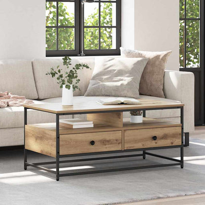 vidaXL Couchtisch Artisan-Eiche 100 x 51 x 45 cm Holzwerkstoff