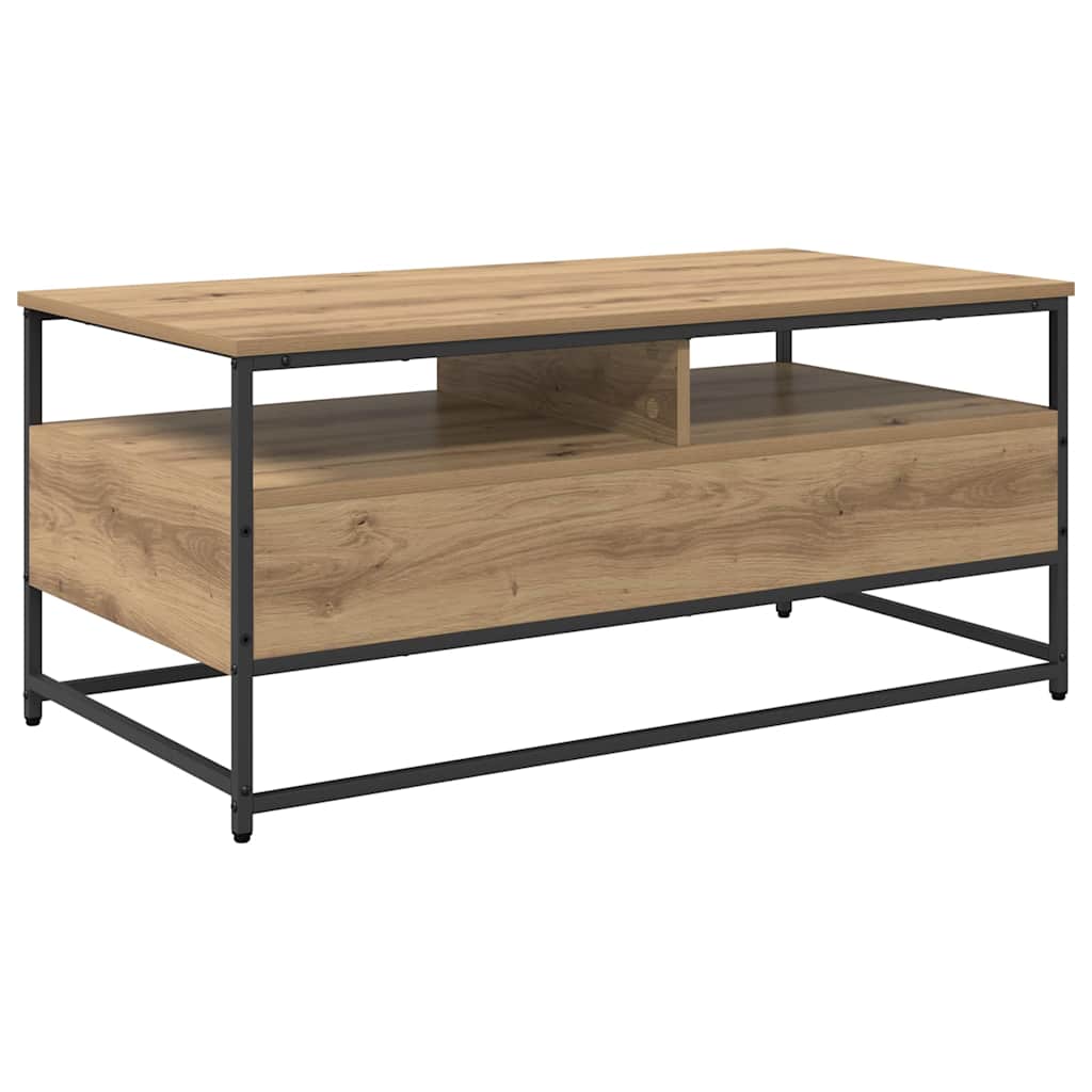 vidaXL Couchtisch Artisan-Eiche 100 x 51 x 45 cm Holzwerkstoff