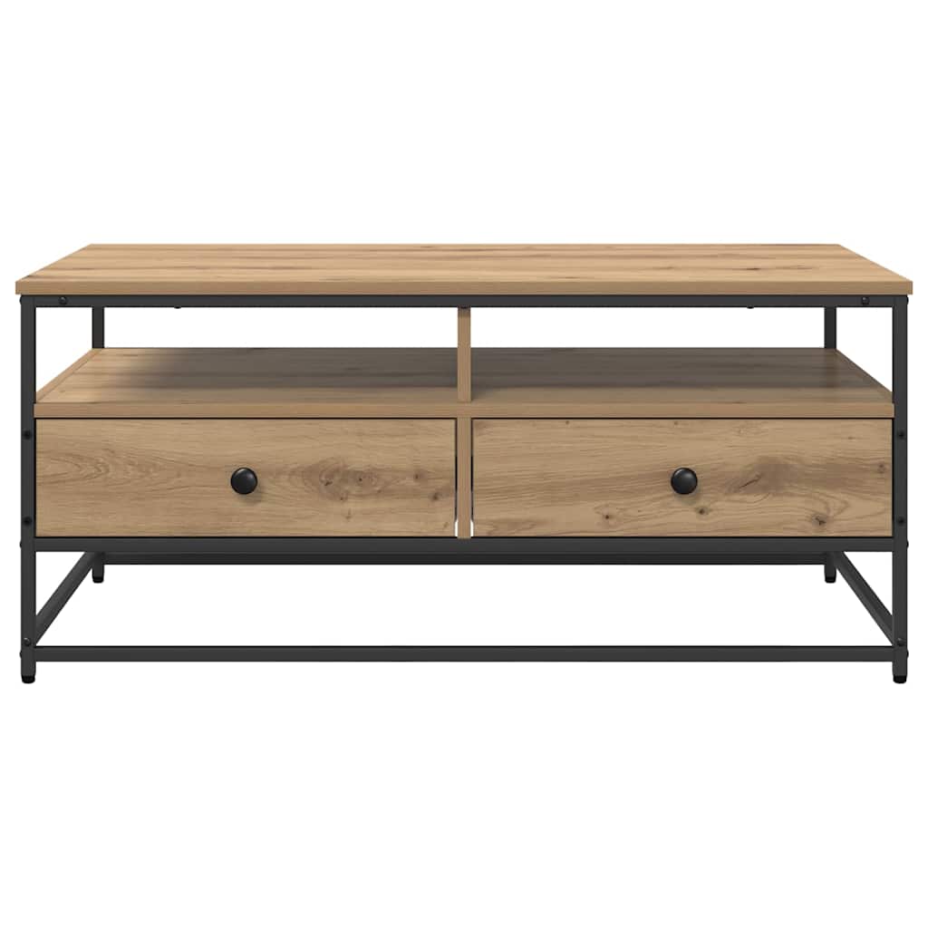 vidaXL Couchtisch Artisan-Eiche 100 x 51 x 45 cm Holzwerkstoff