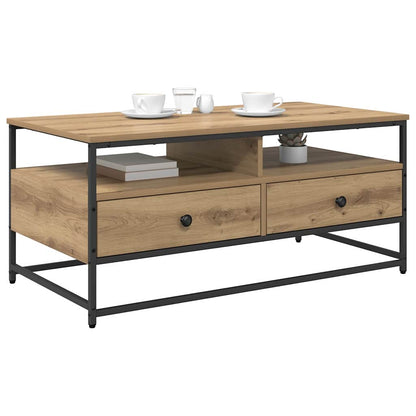 vidaXL Couchtisch Artisan-Eiche 100 x 51 x 45 cm Holzwerkstoff