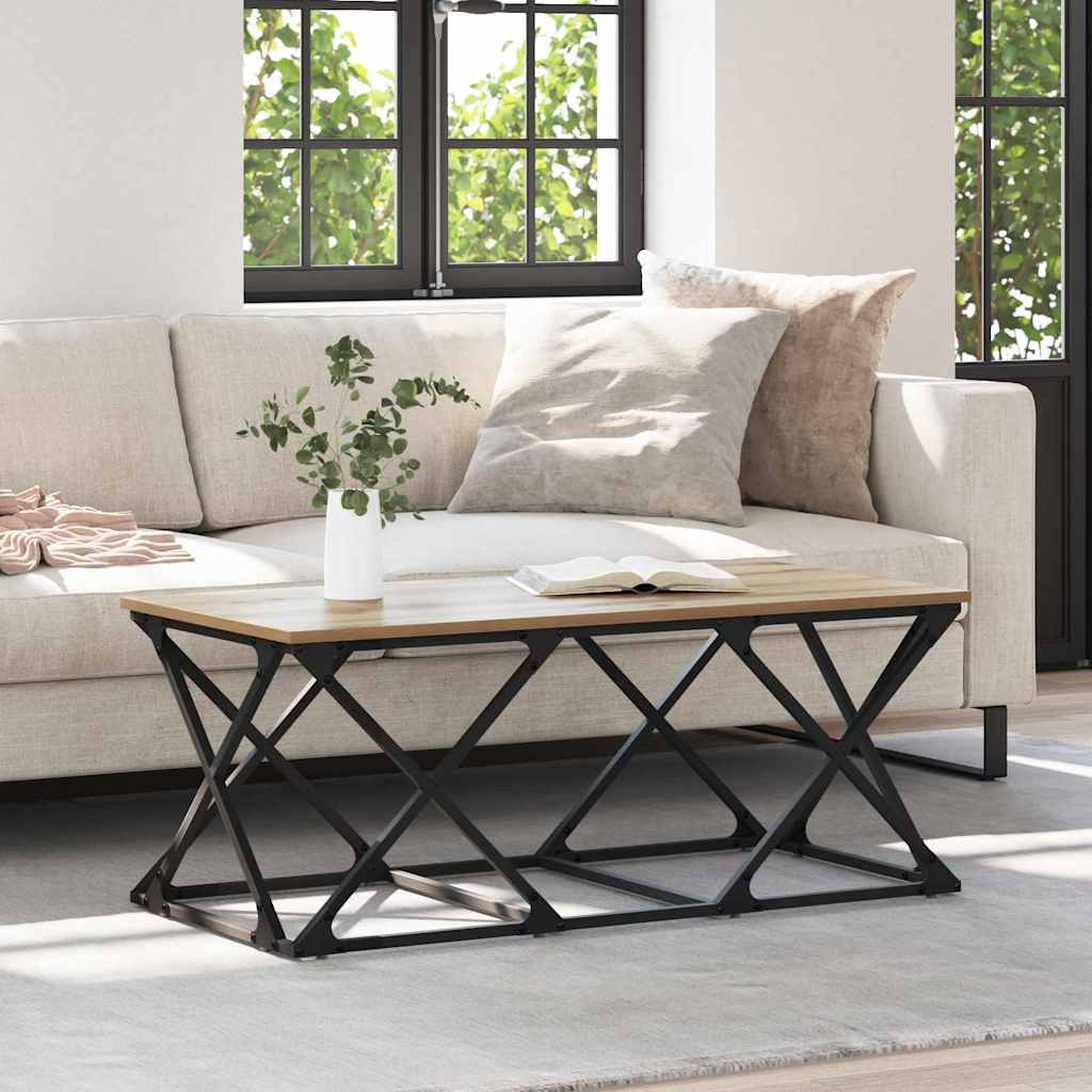 vidaXL Couchtisch Artisan-Eiche 100 x 49 x 40 cm Holzwerkstoff