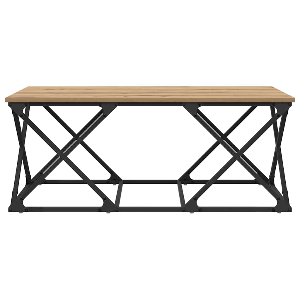 vidaXL Couchtisch Artisan-Eiche 100 x 49 x 40 cm Holzwerkstoff