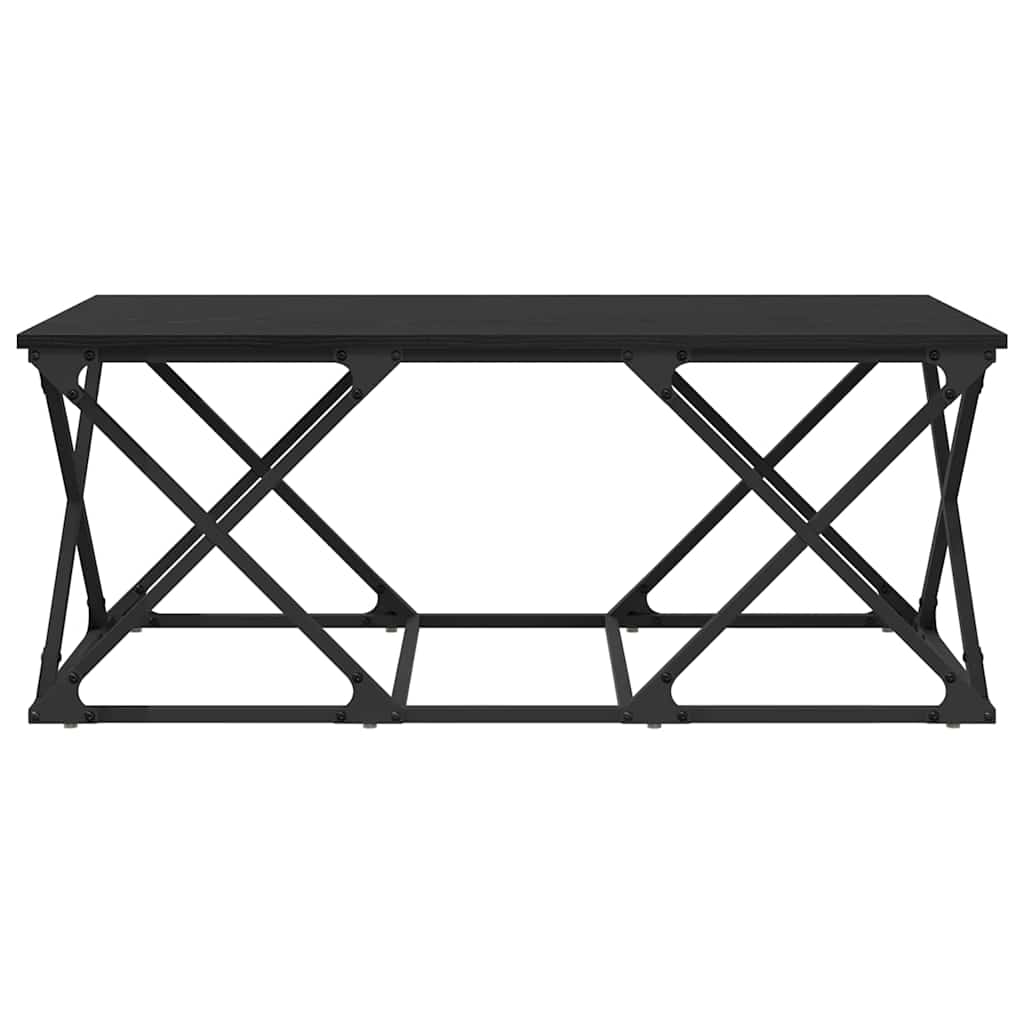 vidaXL Couchtisch Schwarz Eichen-Optik 100 x 49 x 40 cm Holzwerkstoff