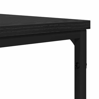 vidaXL Couchtisch Schwarz Eichen-Optik 100 x 100 x 40 cm Holzwerkstoff