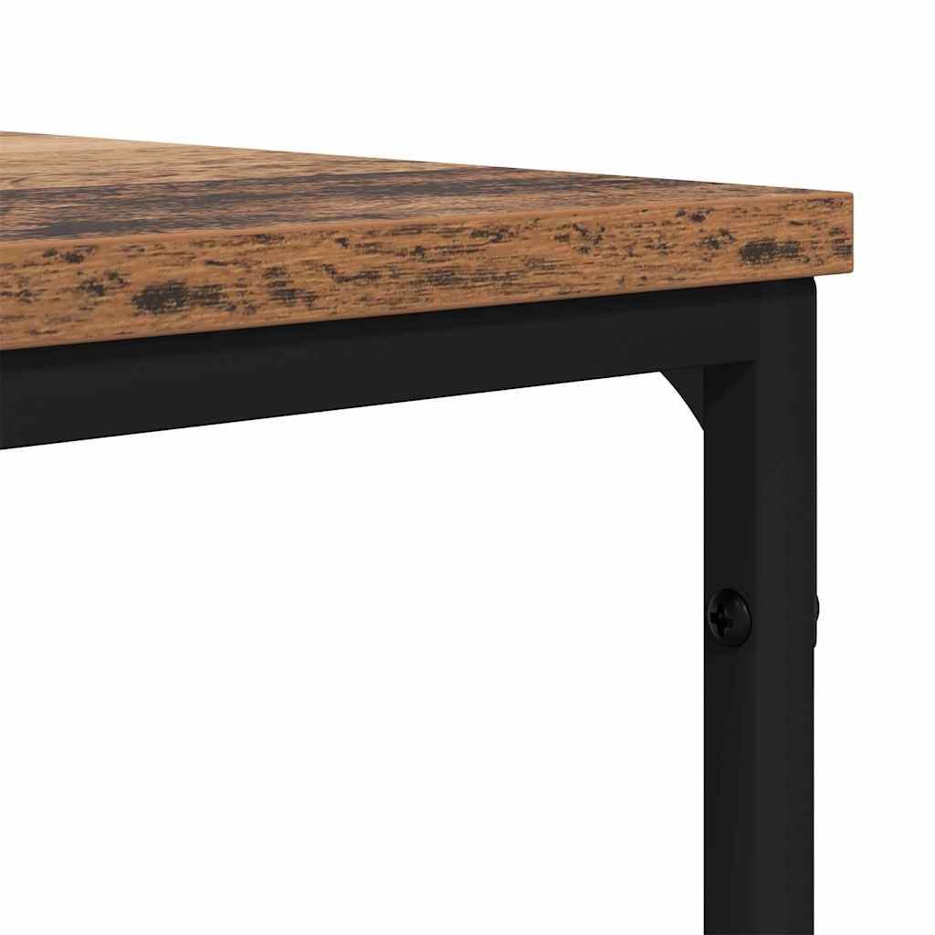 vidaXL Couchtisch Altholz 70 x 70 x 30 cm Holzwerkstoff